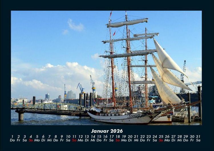 Produktbild: Segelboote 2026 Fotokalender DIN A4