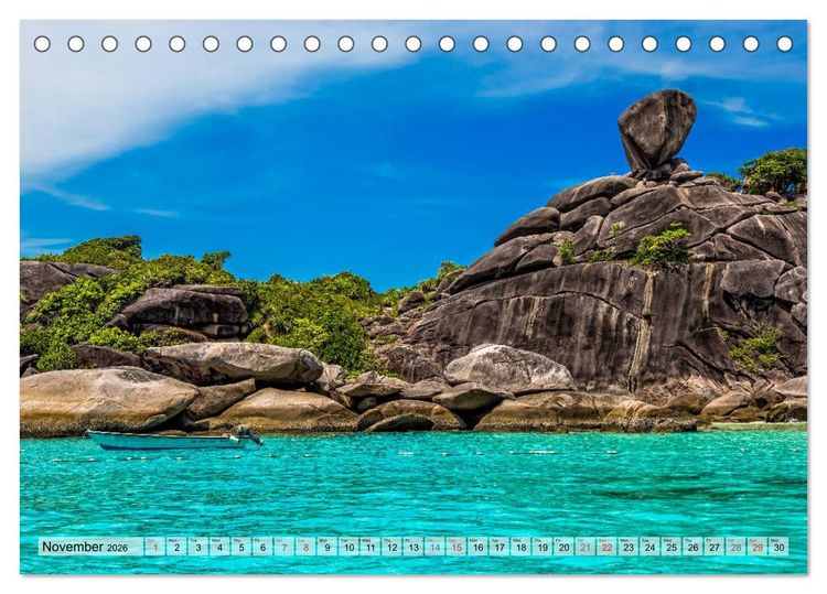 Produktbild: Magical Thailand (Desk Calendar 2026 DIN A5 landscape), CALVENDO 12 Month DeskCalendar