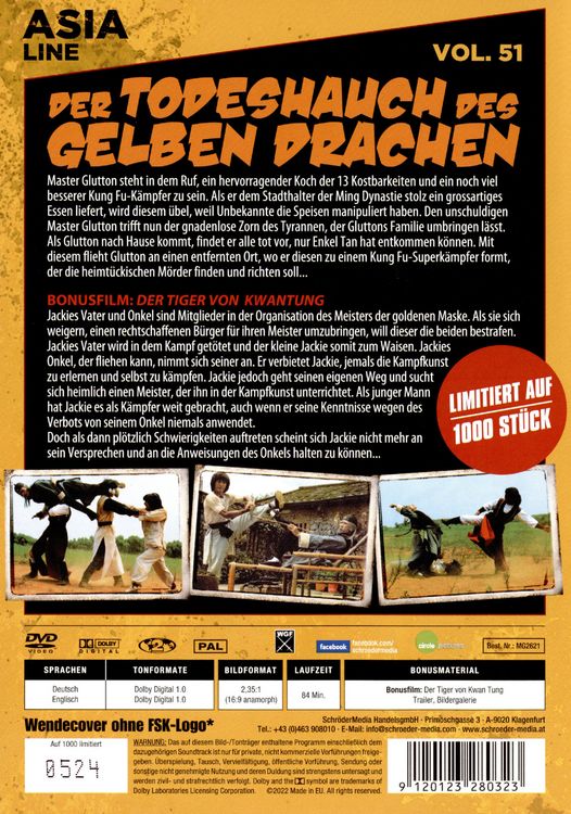 Produktbild: Asia Line: Der Todeshauch des gelben Drachen
