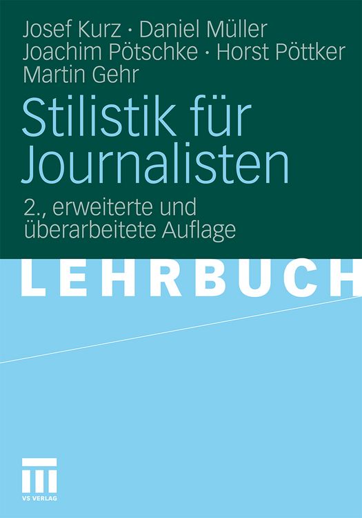 Produktbild: Stilistik f&uuml;r Journalisten