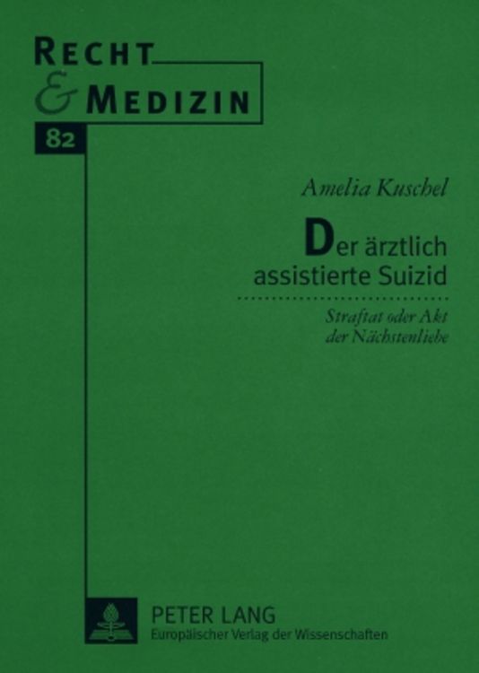 Produktbild: Der &auml;rztlich assistierte Suizid