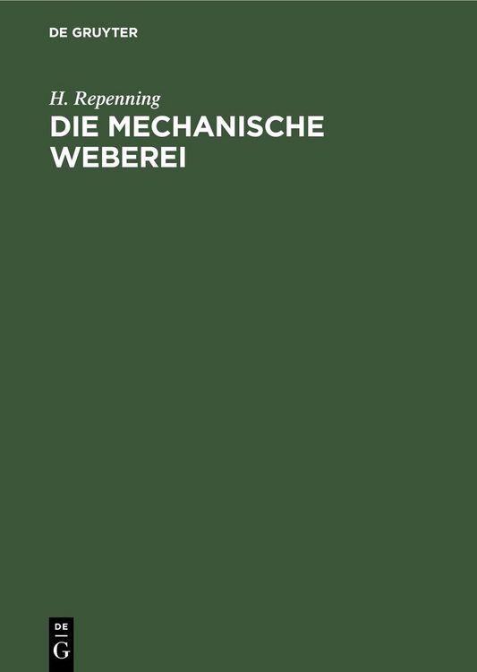 Produktbild: Die Mechanische Weberei
