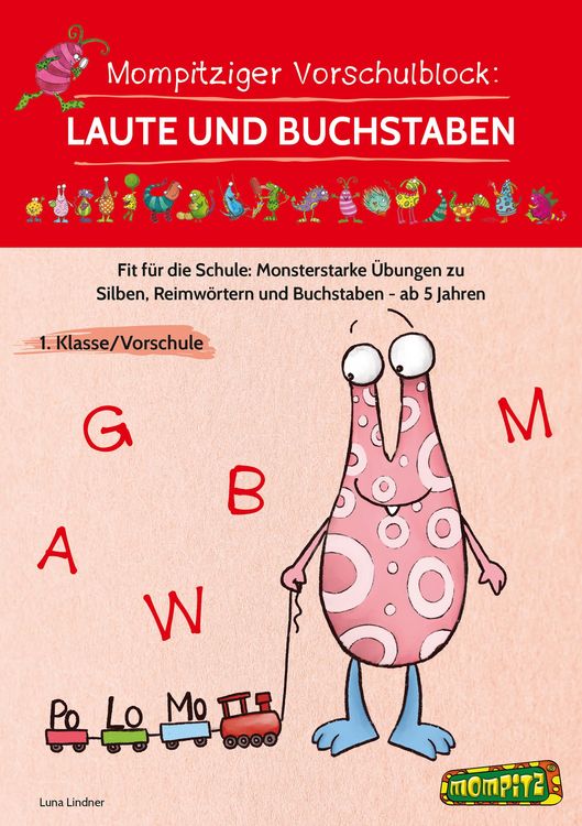 Produktbild: Mompitziger Vorschulblock: Laute und Buchstaben