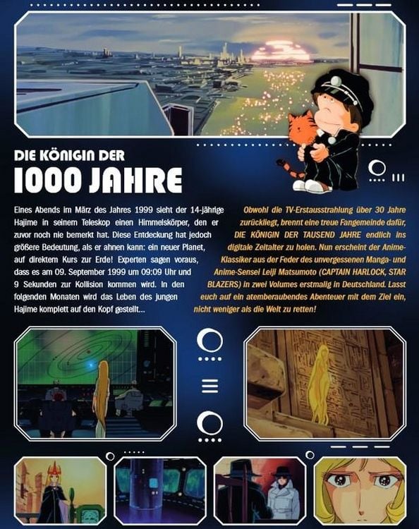 Produktbild: Die K&ouml;nigin der tausend Jahre - Remastered Edition: Volume 1 (Ep. 1-21) [4 DVDs]