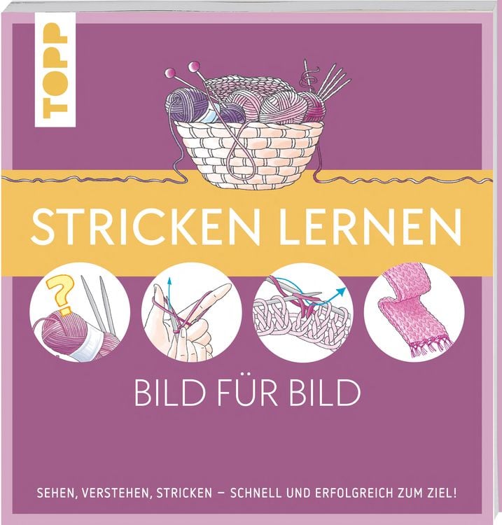 Produktbild: Stricken lernen Bild f&uuml;r Bild