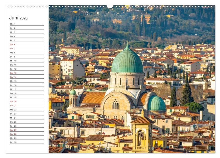 Produktbild: Florenz - Impressionen (Wandkalender 2026 DIN A2 quer), CALVENDO Monatskalender