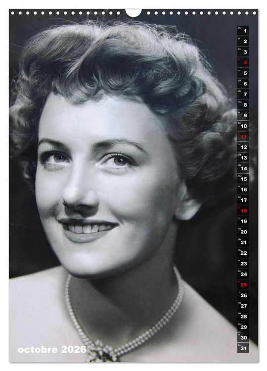 Produktbild: Deux mannequins des ann&eacute;es 1950 - Les jumelles Thea et Helga (Calendrier mural 2026 DIN A3 horizontal), CALVENDO calendrier mensuel