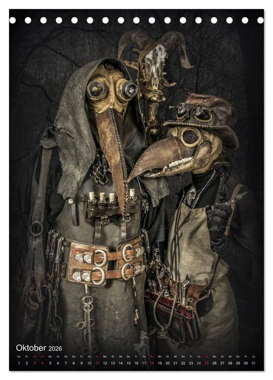 Produktbild: Steampunk Artwork (Tischkalender 2026 DIN A5 hoch), CALVENDO Monatskalender