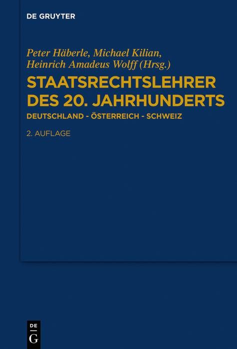 Produktbild: Staatsrechtslehrer des 20. Jahrhunderts