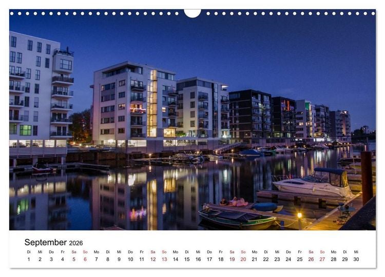 Produktbild: Frankfurt am Main bei Tag und Nacht (Wandkalender 2026 DIN A3 quer), CALVENDO Monatskalender