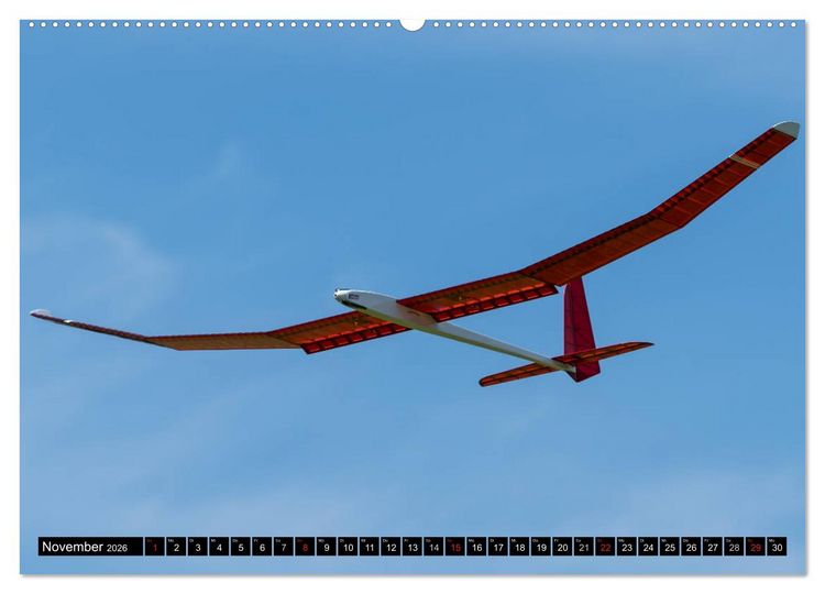 Produktbild: Modellflugkalender 2026 (Wandkalender 2026 DIN A2 quer), CALVENDO Monatskalender