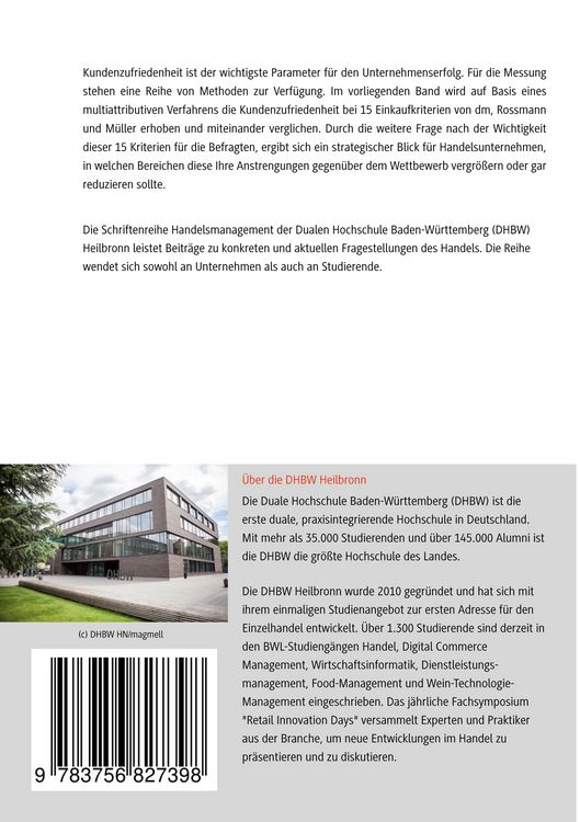 Produktbild: Kundenzufriedenheit bei Drogerieh&auml;ndlern (dm, M&uuml;ller, Rossmann)