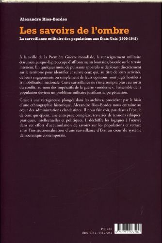 Produktbild: Les Savoirs de l Ombre; la Surveillance Militaire des Populations