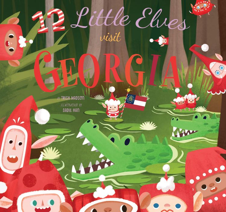 Produktbild: 12 Little Elves Visit Georgia