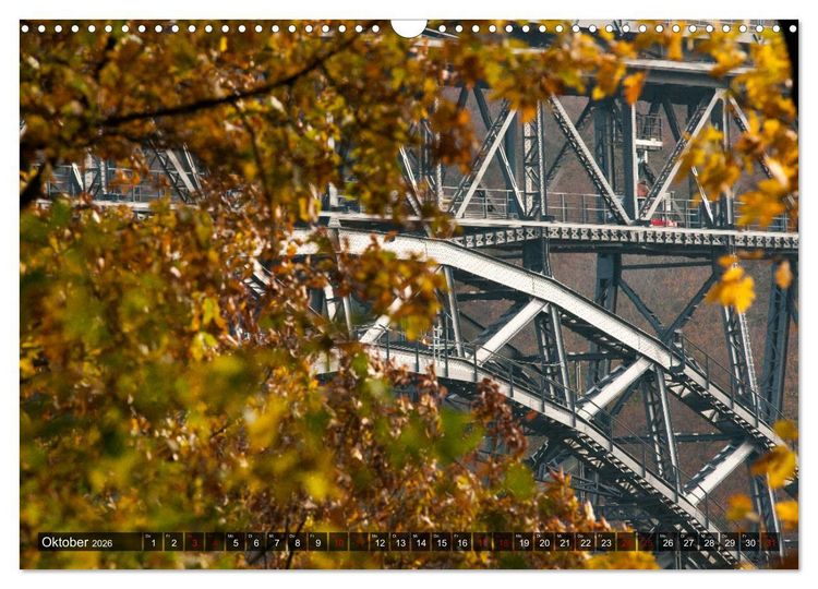 Produktbild: M&uuml;ngstener Br&uuml;cke - Stahlkonstruktion der Superlative (Wandkalender 2026 DIN A3 quer), CALVENDO Monatskalender