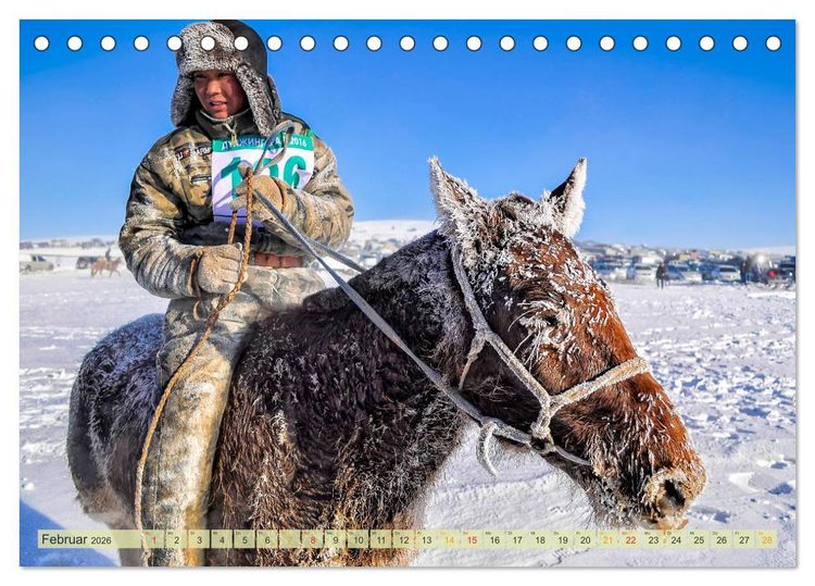 Produktbild: Reise durch Asien - Mongolei (Tischkalender 2026 DIN A5 quer), CALVENDO Monatskalender
