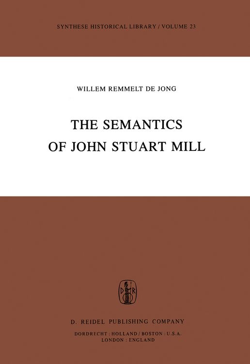 Produktbild: The Semantics of John Stuart Mill