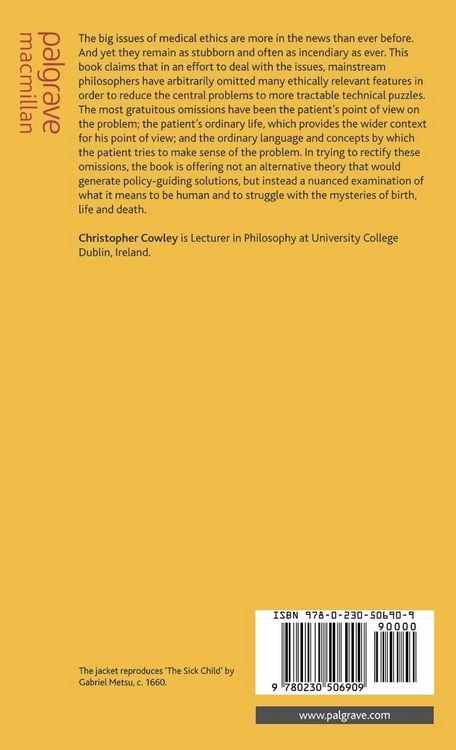 Produktbild: Medical Ethics, Ordinary Concepts and Ordinary Lives