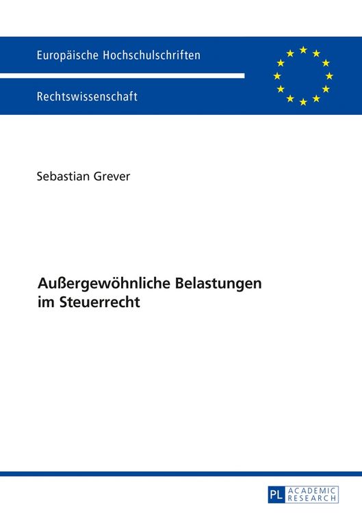 Produktbild: Au&szlig;ergew&ouml;hnliche Belastungen im Steuerrecht