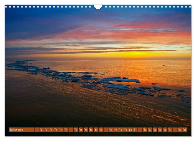 Produktbild: Die Hallig Langene&szlig; (Wandkalender 2026 DIN A3 quer), CALVENDO Monatskalender
