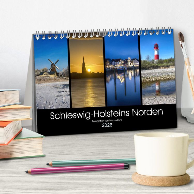 Produktbild: Schleswig-Holsteins Norden (Tischkalender 2026 DIN A5 quer), CALVENDO Monatskalender