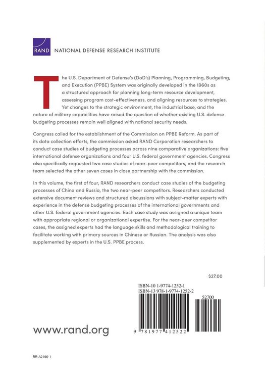 Produktbild: McKernan, M: Planning, Programming, Budgeting, and Execution