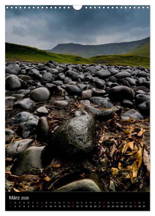 Produktbild: Island - Wundervolle Landschaften (Wandkalender 2026 DIN A3 hoch), CALVENDO Monatskalender