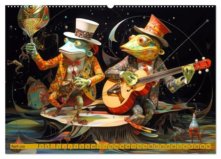 Produktbild: Zirkus Witzig und skurril (Wandkalender 2026 DIN A2 quer), CALVENDO Monatskalender