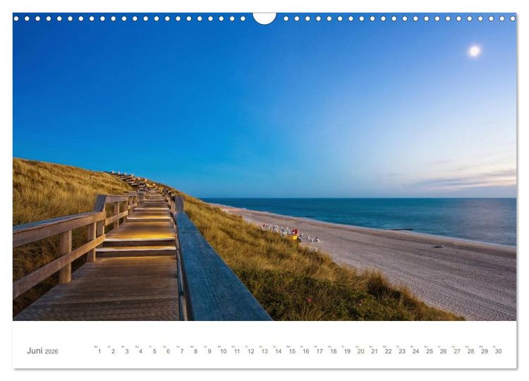 Produktbild: Stege & Wege auf Sylt (Wandkalender 2026 DIN A3 quer), CALVENDO Monatskalender