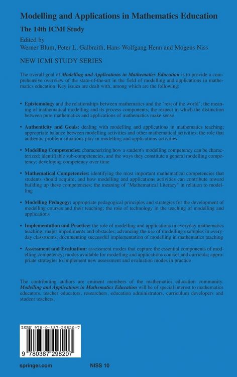 Produktbild: Modelling and Applications in Mathematics Education