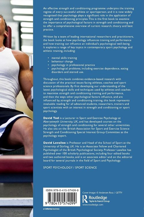 Produktbild: The Psychology of Strength and Conditioning