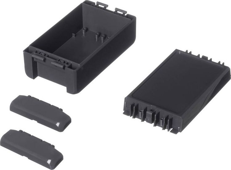 Produktbild: Bopla Bocube B 140806 ABS-7024 96033124 Industrie-Geh&auml;use 80 x 151 x 60 ABS Graphitgrau (RAL 7024) 1 St.