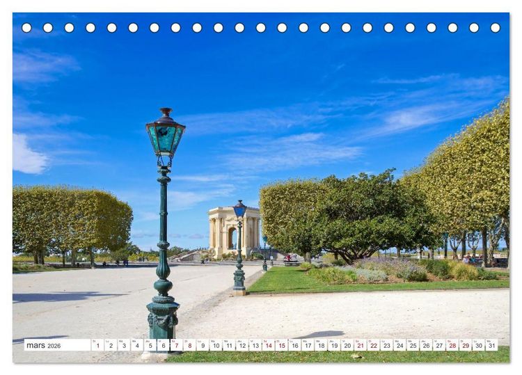 Produktbild: Montpellier - Escapades en ville et aux alentours (Calendrier de bureau 2026 DIN A5 vertical), CALVENDO calendrier mensuel