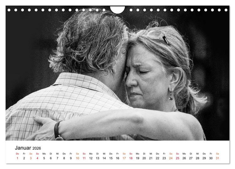 Produktbild: Tango Argentino - Paare beim Tanz auf &ouml;ffentlichen Pl&auml;tzen (Wandkalender 2026 DIN A4 quer), CALVENDO Monatskalender