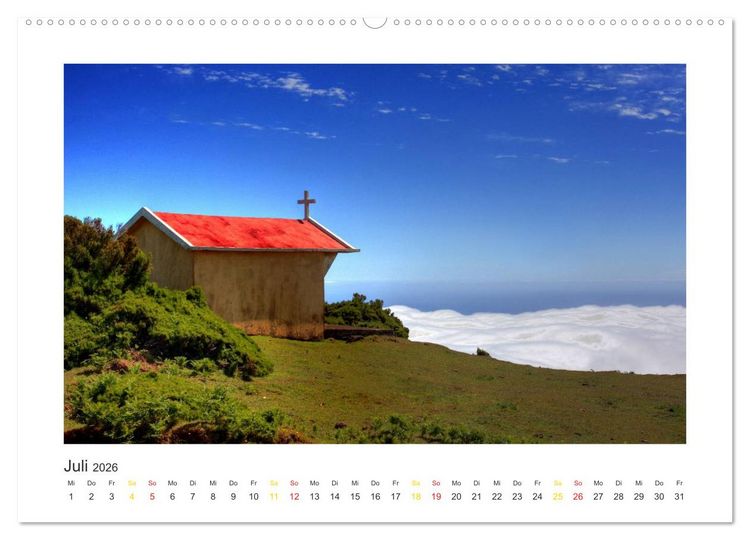 Produktbild: Madeira (hochwertiger Premium Wandkalender 2026 DIN A2 quer), Kunstdruck in Hochglanz
