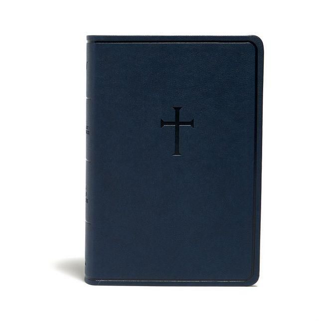 Produktbild: KJV Everyday Study Bible, Navy Cross Leathertouch