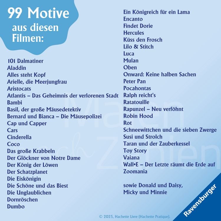 Produktbild: Disney - Malen nach Zahlen: Love Stories