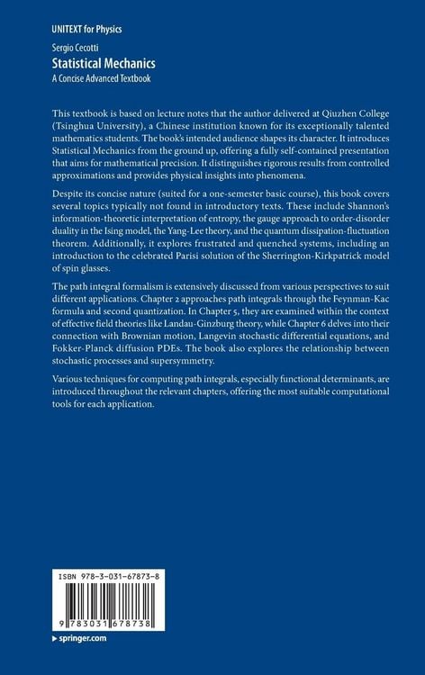 Produktbild: Statistical Mechanics
