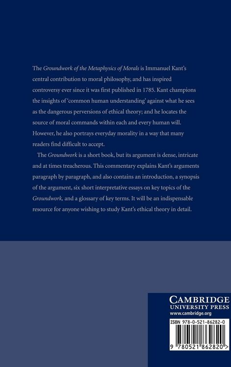 Produktbild: Kant's Groundwork of the Metaphysics of Morals