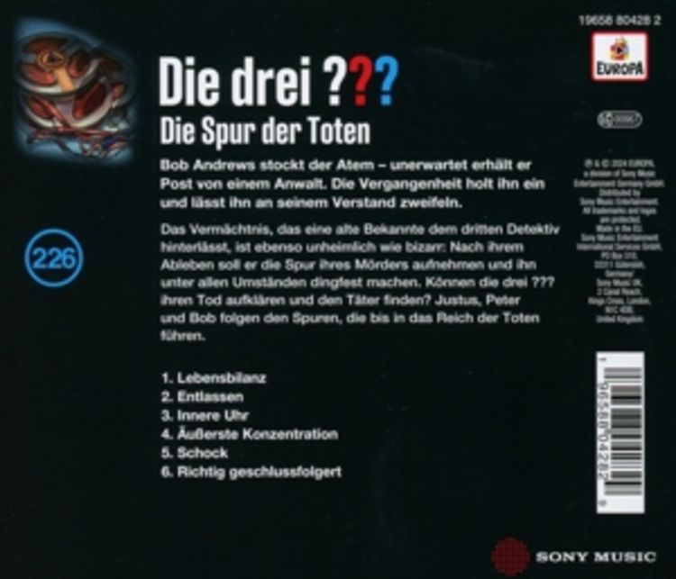 Die drei ??? 226: Die Spur der Toten