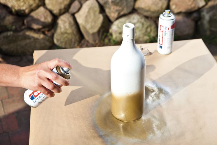 Produktbild: 5200 Permanent Spray, reichgold matt, 200ml Premium Acryllack