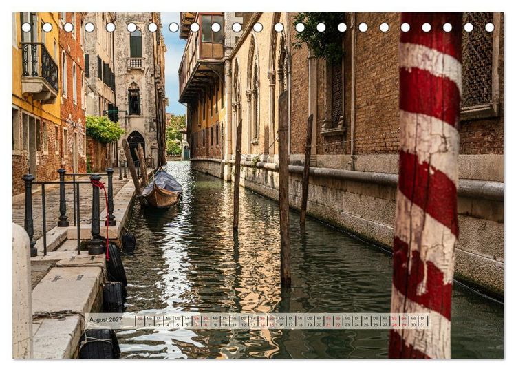Produktbild: Venedig. Ein Jahr in der Lagunenstadt (Tischkalender 2027 DIN A5 quer), CALVENDO Monatskalender