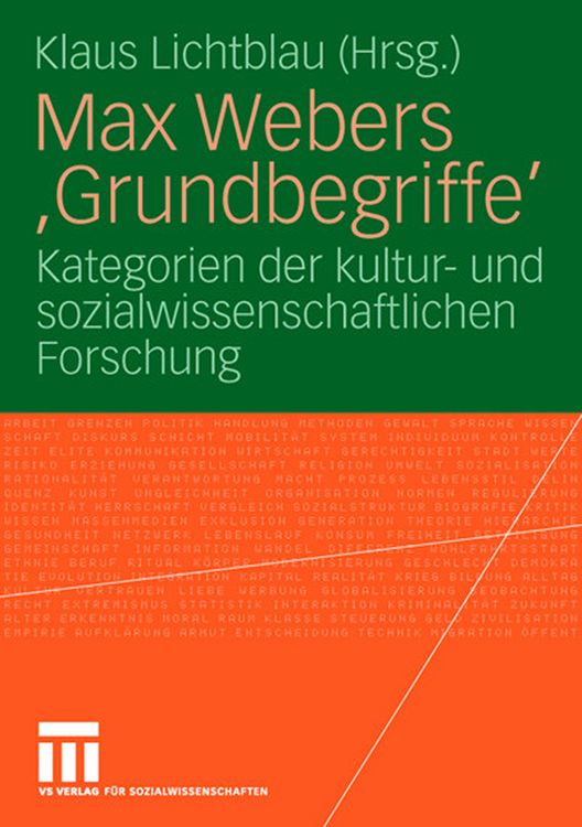 Produktbild: Max Webers 'Grundbegriffe'