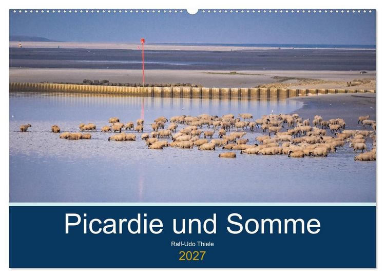 Produktbild: Picardie und Somme (Wandkalender 2027 DIN A2 quer), CALVENDO Monatskalender