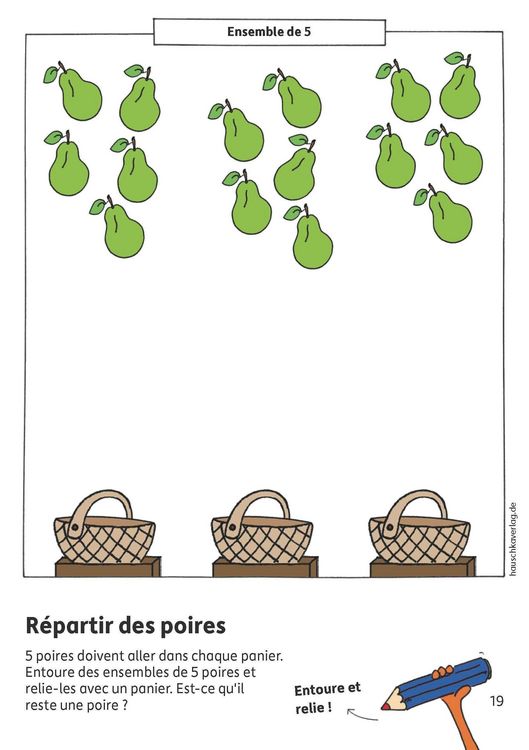 Produktbild: Bloc d'activit&eacute;s pr&eacute;scolaires &agrave; partir de 5 ans pour gar&ccedil;ons et filles, livre garcon 4 ans - Chiffres et quantit&eacute;s, livre enfant 4 ans