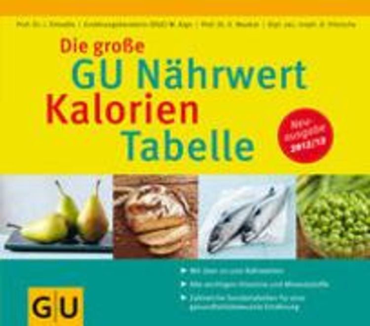 Die große GU Nährwert-Kalorien-Tabelle 2012/13