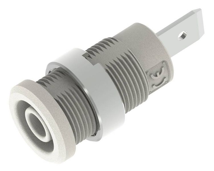 Produktbild: Electro PJP 3266-C-CD1-BC Sicherheits-Laborbuchse Stift-&Oslash;: 4mm Wei&szlig;