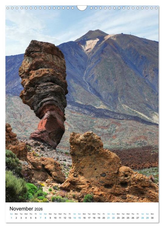 Produktbild: Tenerife - The volcanic island (Wall Calendar 2026 DIN A3 portrait), CALVENDO 12 Month Wall Calendar