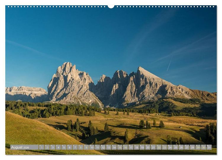 Produktbild: Herbst in den Dolomiten (hochwertiger Premium Wandkalender 2026 DIN A2 quer), Kunstdruck in Hochglanz
