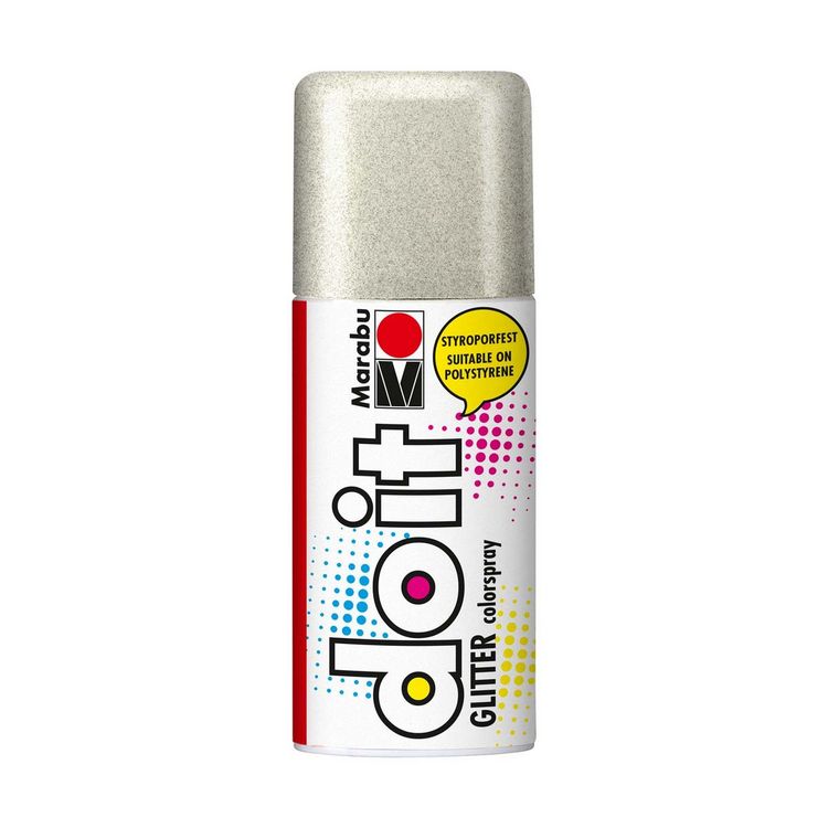 Produktbild: MARABU Colorspray do it Glitter, silber